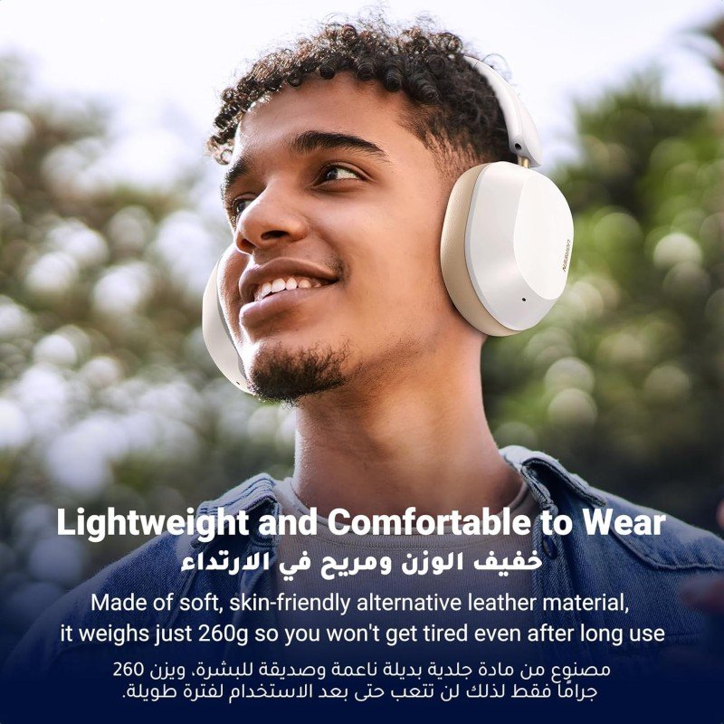 UGREEN HiTune Max5C Hybrid Active Noise Cancelling Wireless Over-Ear Headphones