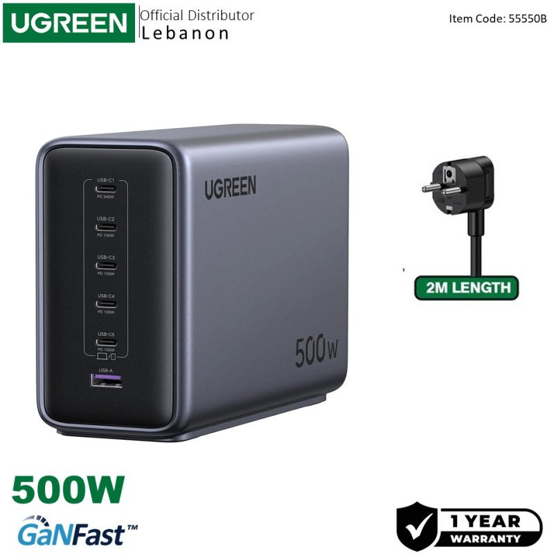 UGREEN Nexode 500W GaN Charging Station