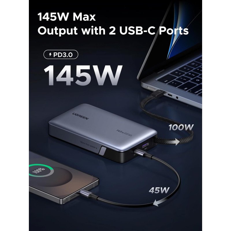 UGREEN Nexode 145W Power Bank 20000mAh
