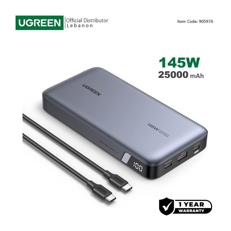UGREEN Nexode 145W Power Bank 25000mAh