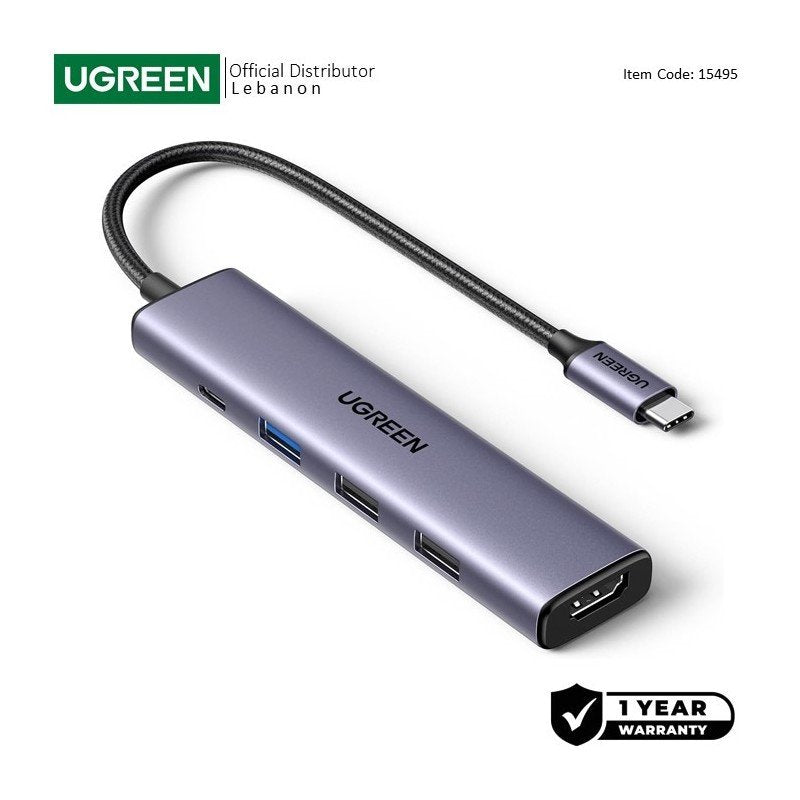 UGREEN Revodok CM478 5-in-1 USB-C Hub