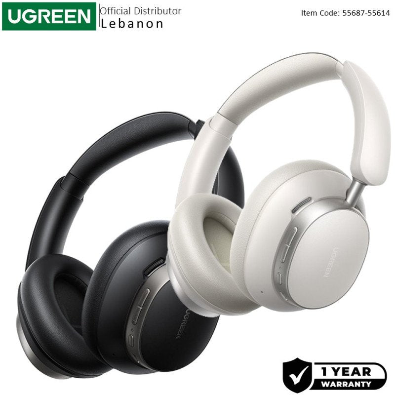 UGREEN Studio Pro Wireless Over-Ear Headphones, Dual Hi-Res &amp; LDAC Audio, 120H Playtime, Adaptive Noise Cancellation