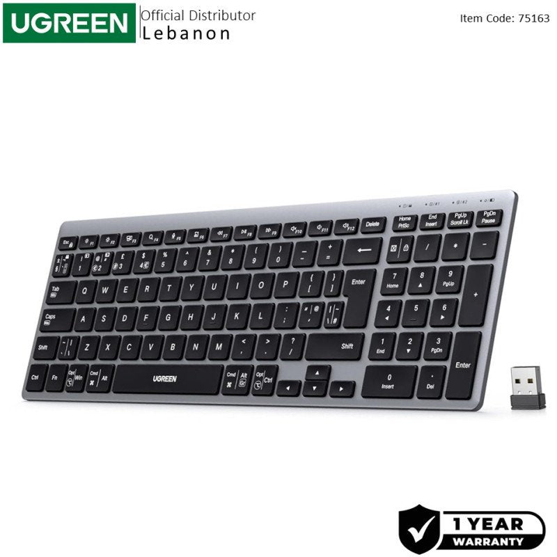 UGREEN K552 Ultra-Slim Wireless Keyboard