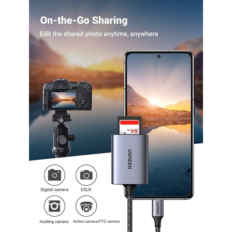 UGREEN CM401 Card Reader - with cards