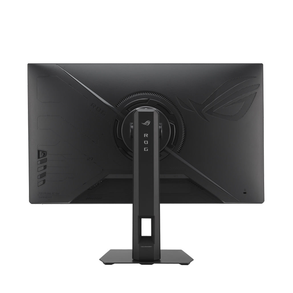 Asus ROG Strix XG27ACMES gaming monitor logo detail